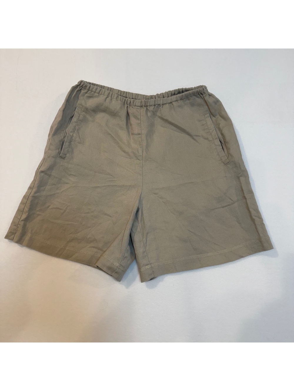 Harolds 100% Linen Khaki Shorts Size 4